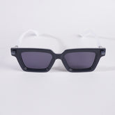 Blk-White Frame Sunglasses for Men & Women MJ